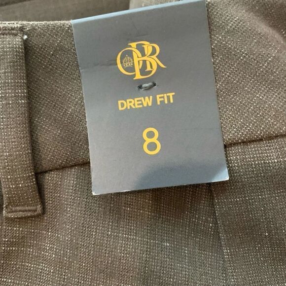 Outback Red Rolled Cuff Brown Wide leg Trousers Pants Size 8 - Picture 12 of 12